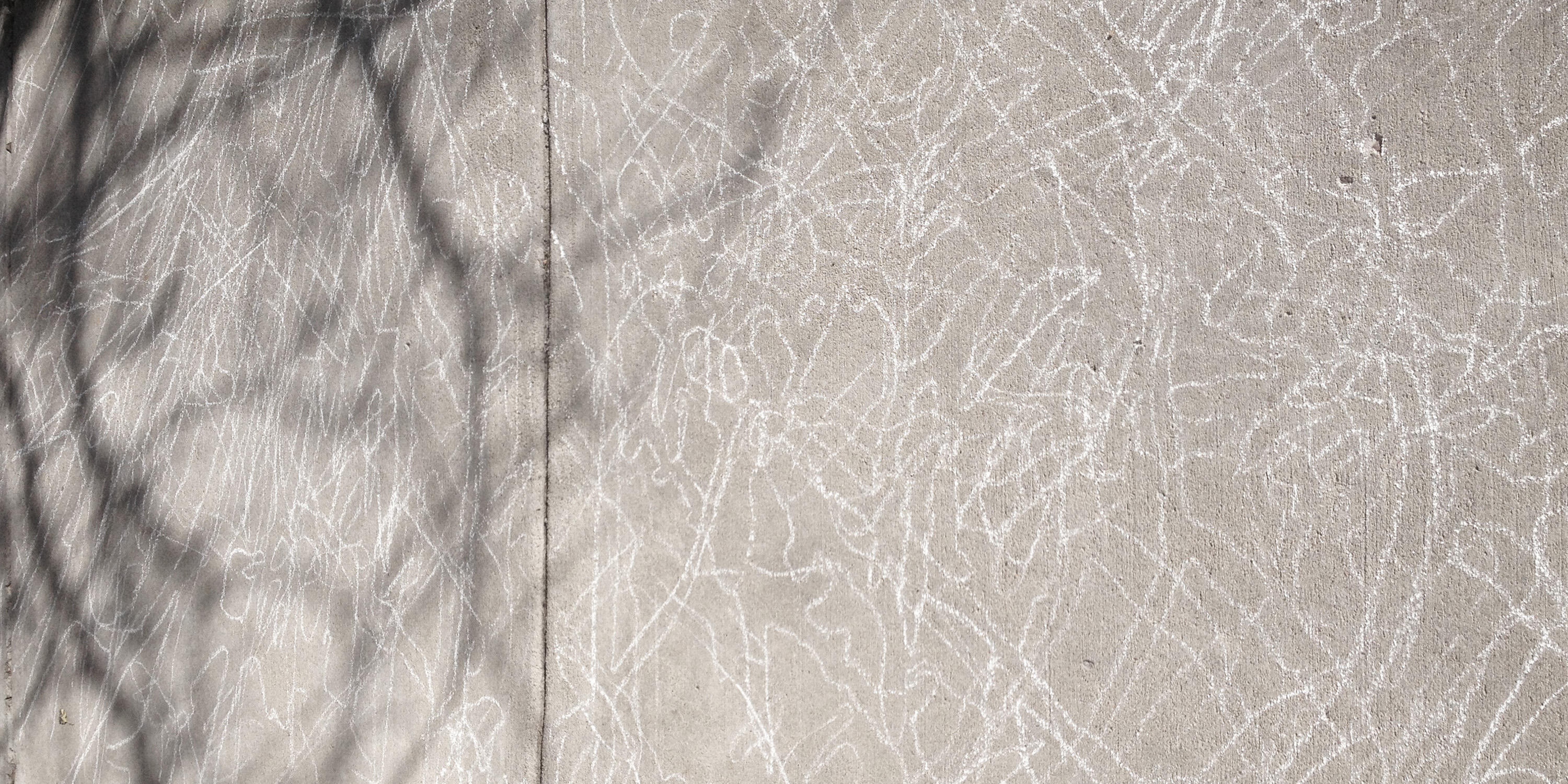 Timelapse, 2015, shadows, chalk, sunlight, one hour